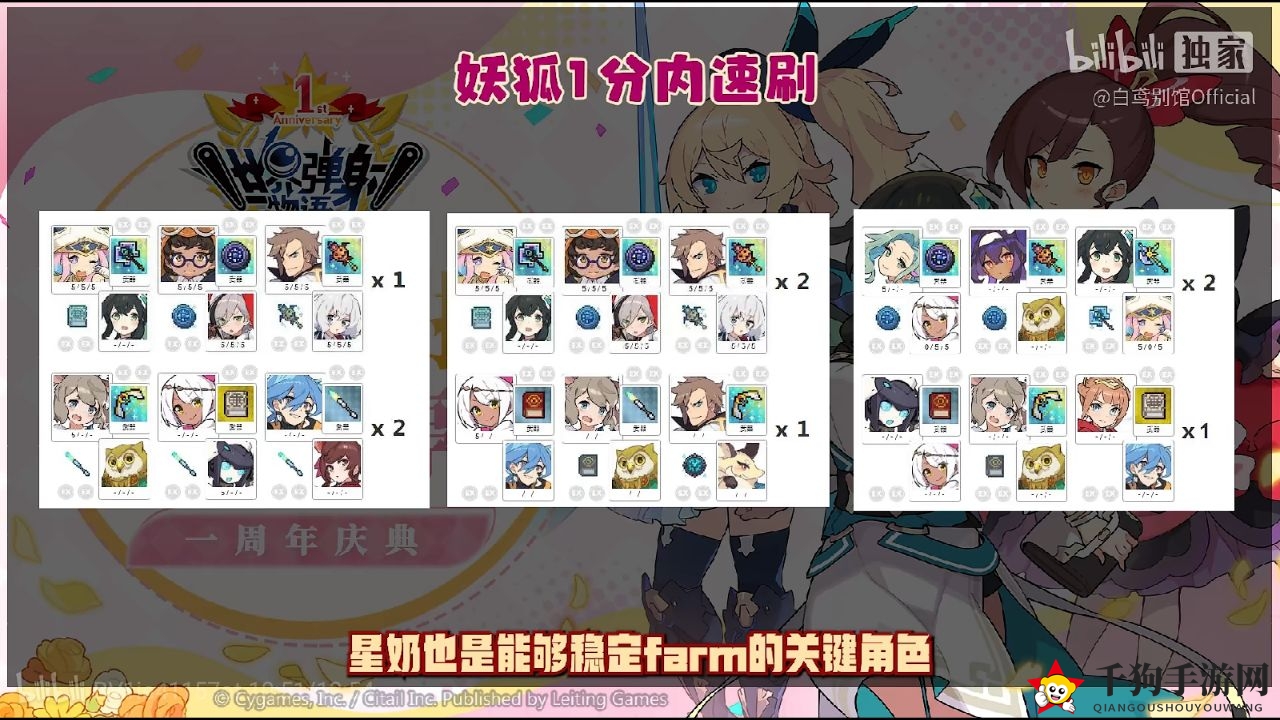 《世界弹射物语》周年三杰配队攻略