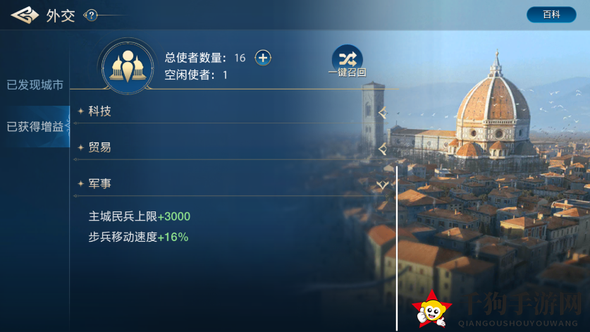 《世界启元》城市外交小技巧分享