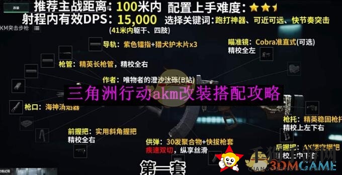 《三角洲行动》akm枪械升级攻略：揭秘新手与近战达人专属改装秘籍