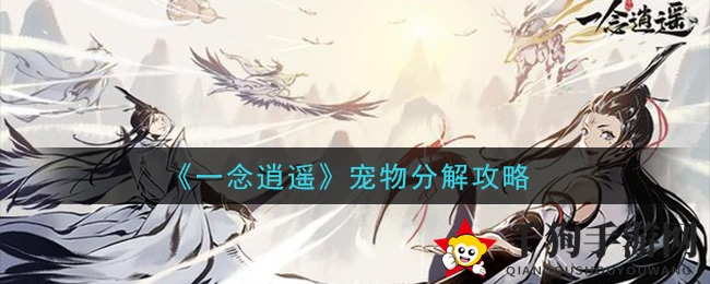 《一念逍遥》宠物分解攻略