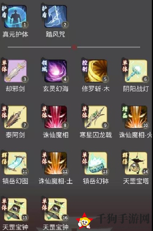 《一念逍遥》三诛仙魔相技能释放顺序图