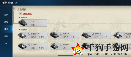 《世界启元》兵种系统之骑兵兵种
