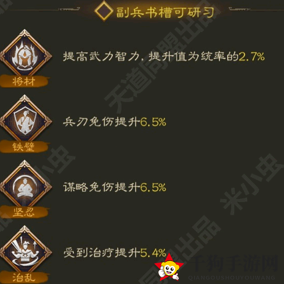 《三国志战棋版》S3不动如山兵书介绍一览
