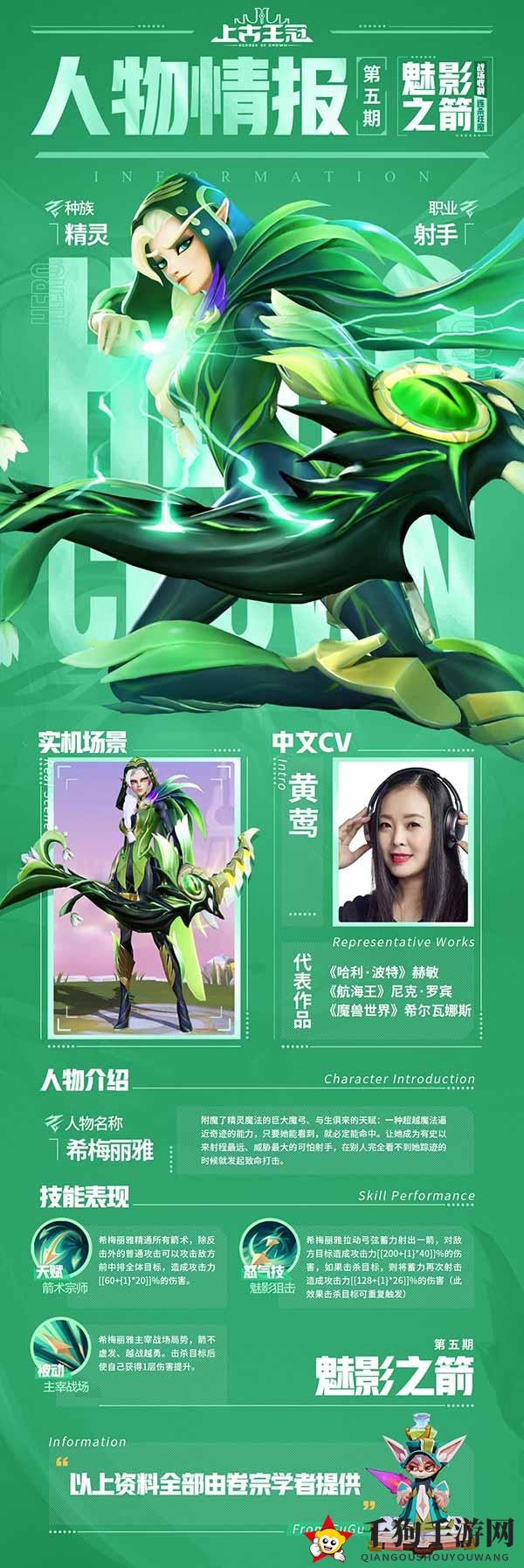 《上古王冠》魅影之箭梅丽雅角色介绍