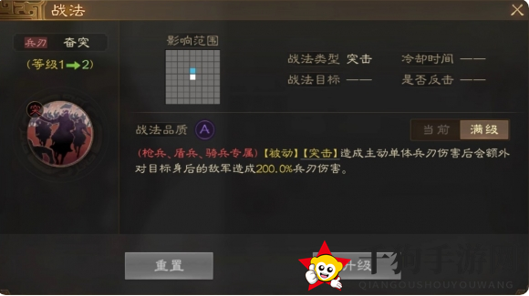《三国志战棋版》奋突战法介绍