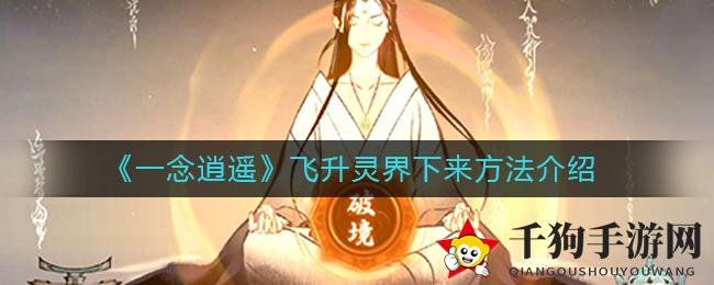 《一念逍遥》飞升灵界下来方法介绍