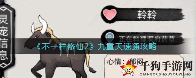 《不一样修仙2》九重天速通攻略