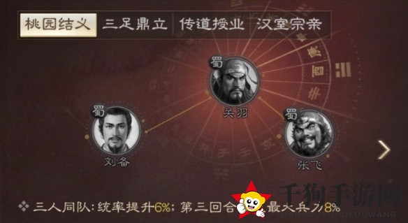 《三国志战棋版》刘备属性战法搭配推荐