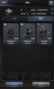 《三国群英传：霸王之业》兵种等级介绍