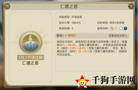 《世界启元》仁德君英雄分析：超强辅助英雄