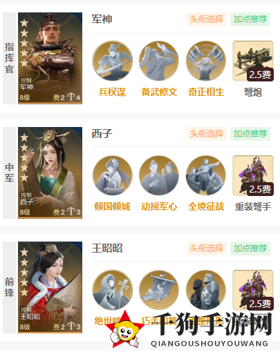 《世界启元》西子阵容搭配推荐